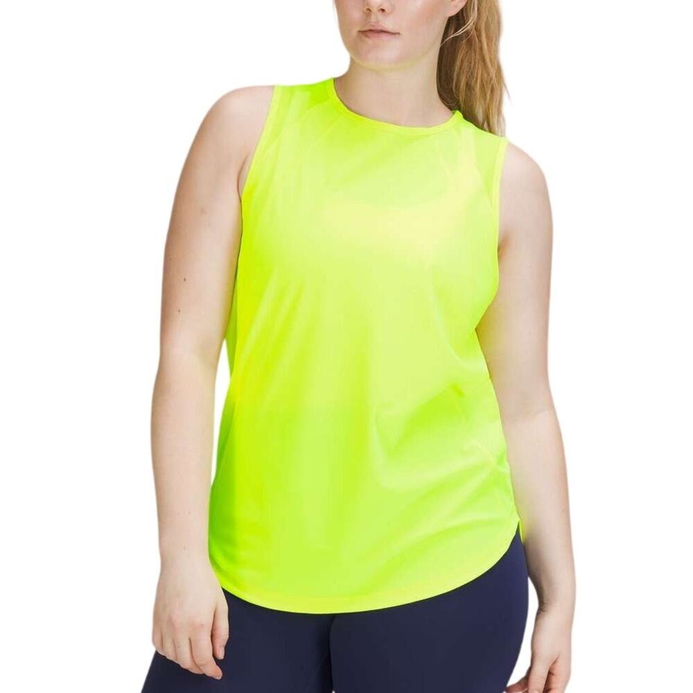 Lululemon Sculpt Tank Top Highlight Yellow Neon Sleeveless Athletic Workout